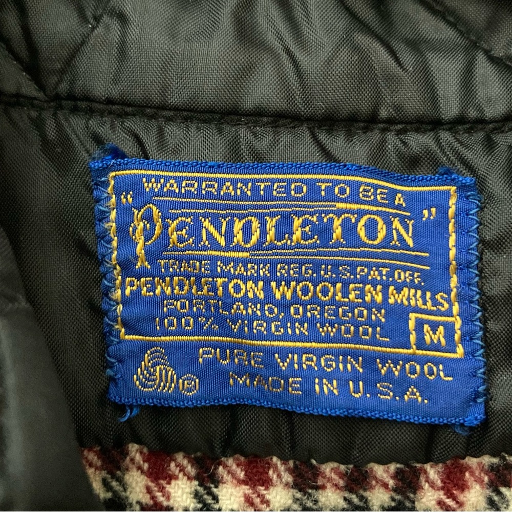 Vintage Pendleton 1970-1994 Men’s Brown Plaid But… - image 2